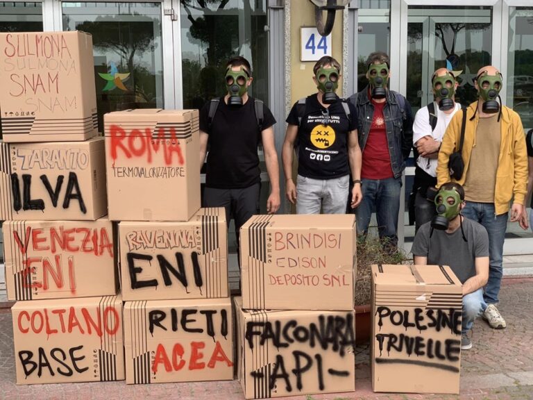 Roma manifestazione Territori in Cammino No G7 Puglia