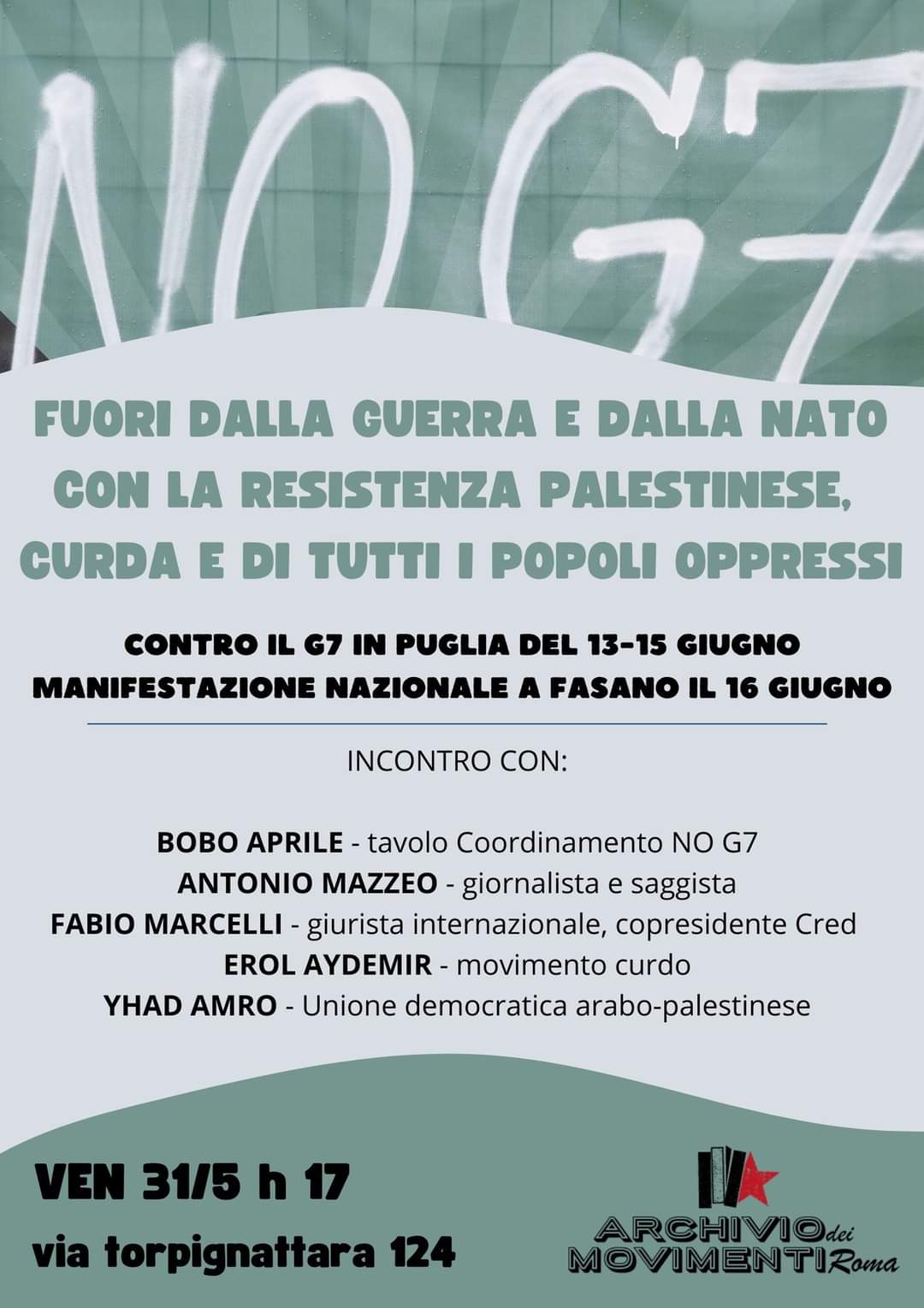NoG7 Roma Archivio dei Movimenti