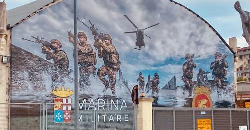 Murales Brindisi Marina Militare G7
